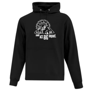 black hoodie
